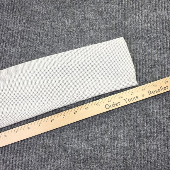 CAbi Carol Anderson Blazer Womens 6 White Black Check Zip Line Peplum Jacket - Picture 14 of 14